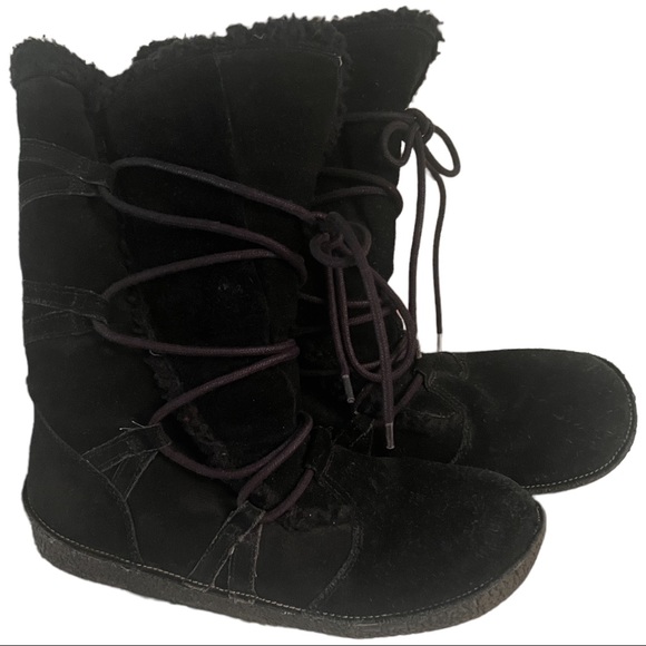 Rocket Dog Shoes Rocket Dog Black Tieup Suede Boots Poshmark